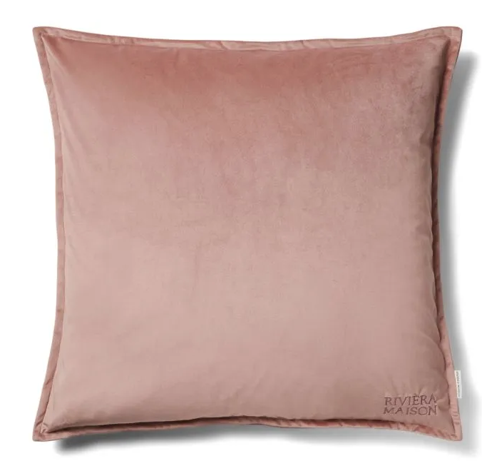 RM Velvet Pillow Cover pink 60x60 - 0