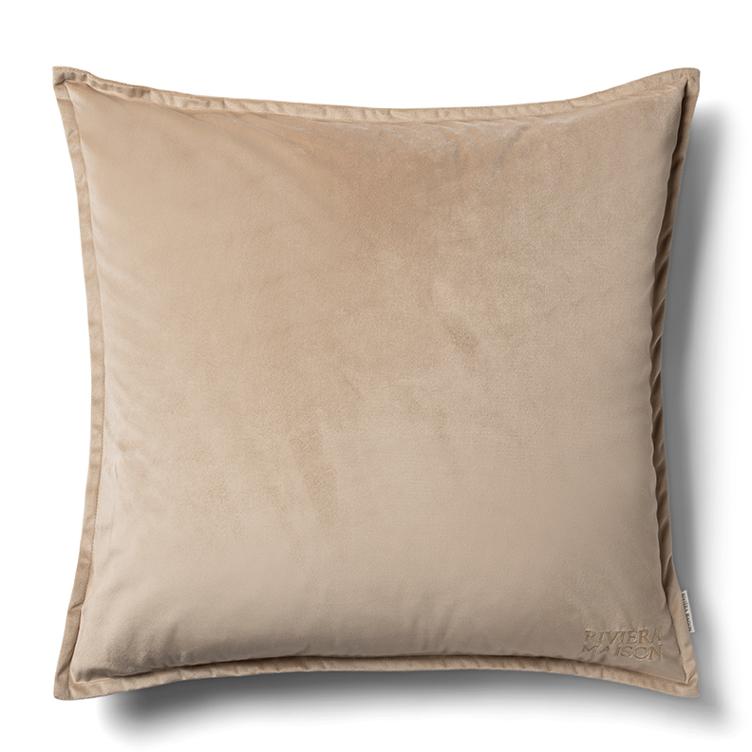 RM Velvet Pillow Cover flax 60x60 - 0