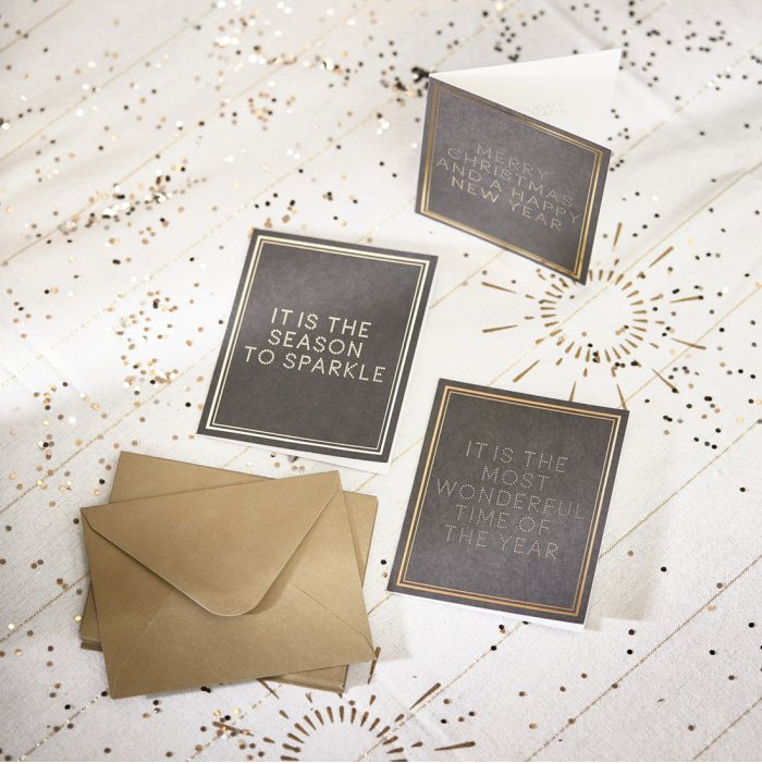 Wonderful Time Christmas Cards 9pcs