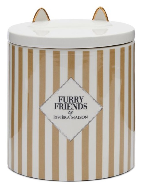 Furry Friends Cat Food Storage Jar