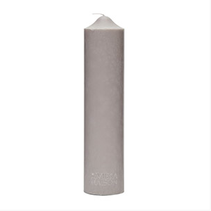 RM Rustic Pilar Candle grey 7x30