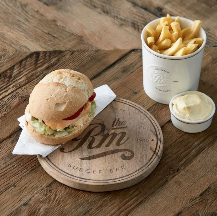 Amsterdam Burger Bar Serving Board