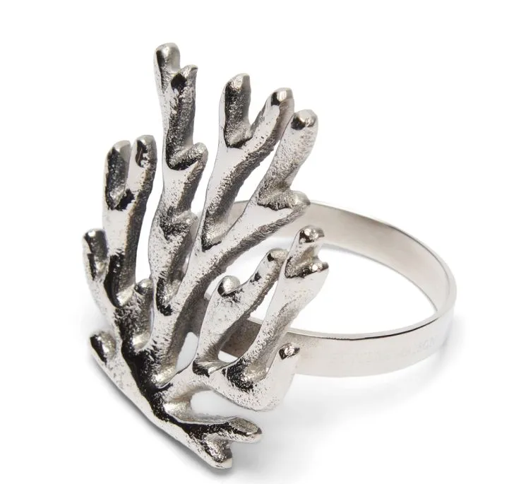 Soft Coral Napkin Ring - 0