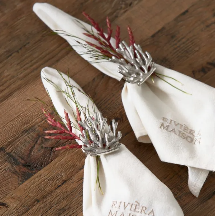 Soft Coral Napkin Ring