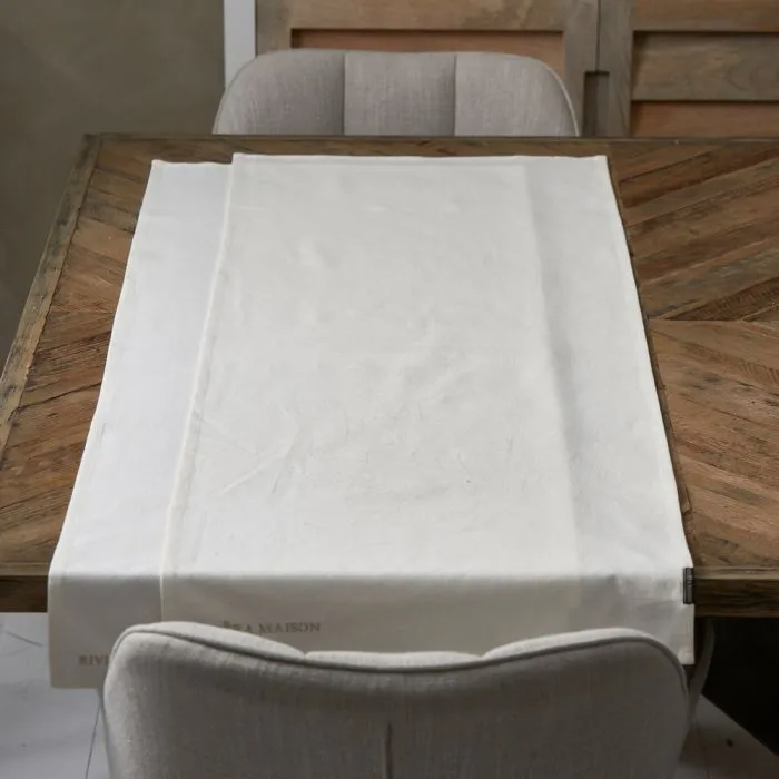 Table Runner white 2pcs 150x50