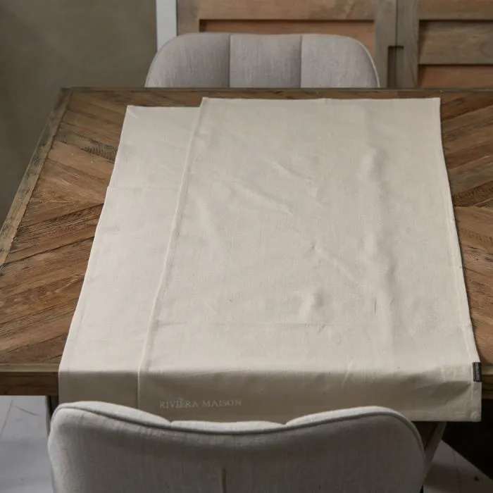 Table Runner flax 2 pcs 150x50