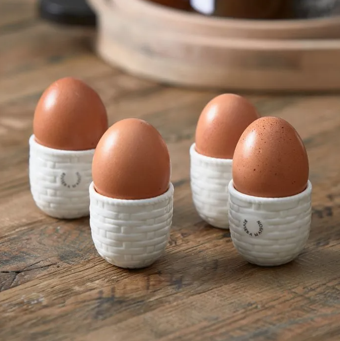 Lovely Ceramic Egg Basket 4 pieces