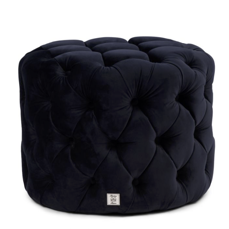 Opera Footstool D55 Vel III Indigo