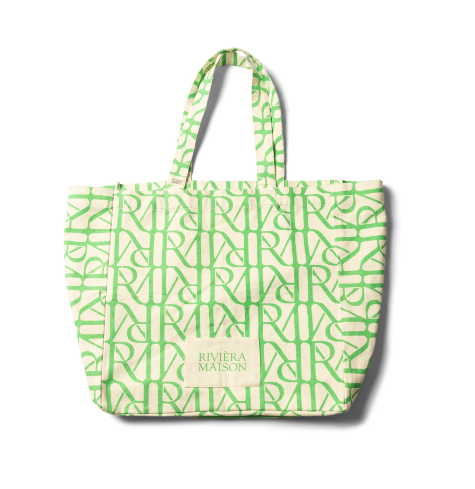RM Monogram Tote Bag green