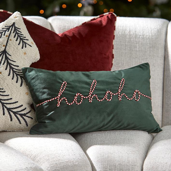 Ho Ho Ho Christmas Pillow Cover 50x30