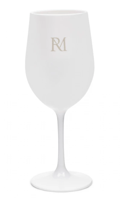 RM Monogram Outdoor Wine Glass white - 1