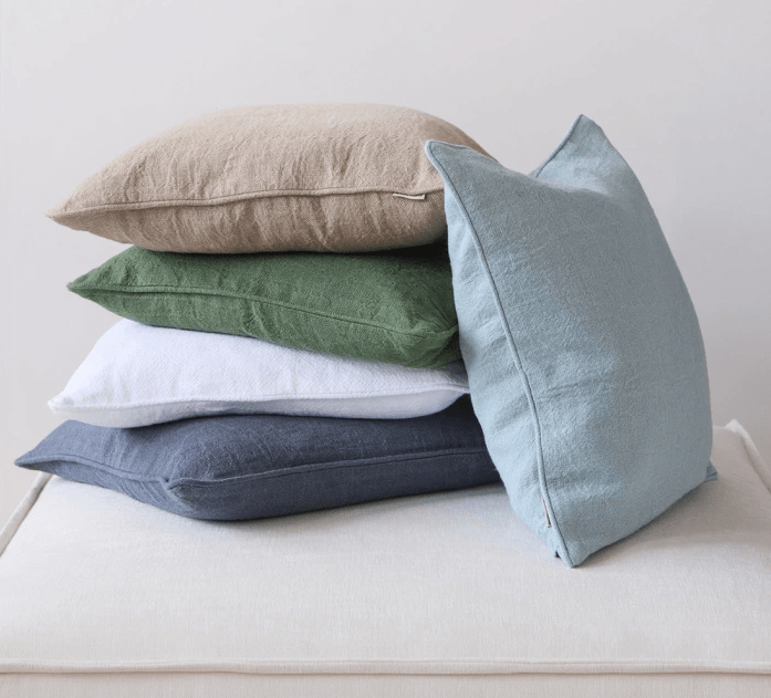 Verona Linen Pillow Cover blue 50x50 - 0