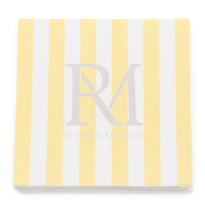 RM Yellow Stripes Paper Napkin
