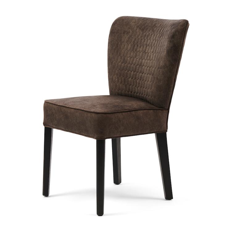 Louise Dining Chair, berkshire, truffle