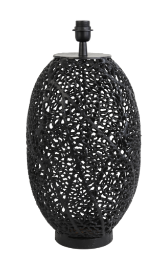 Lampenfuß Ø32x55 cm SINULA matt schwarz