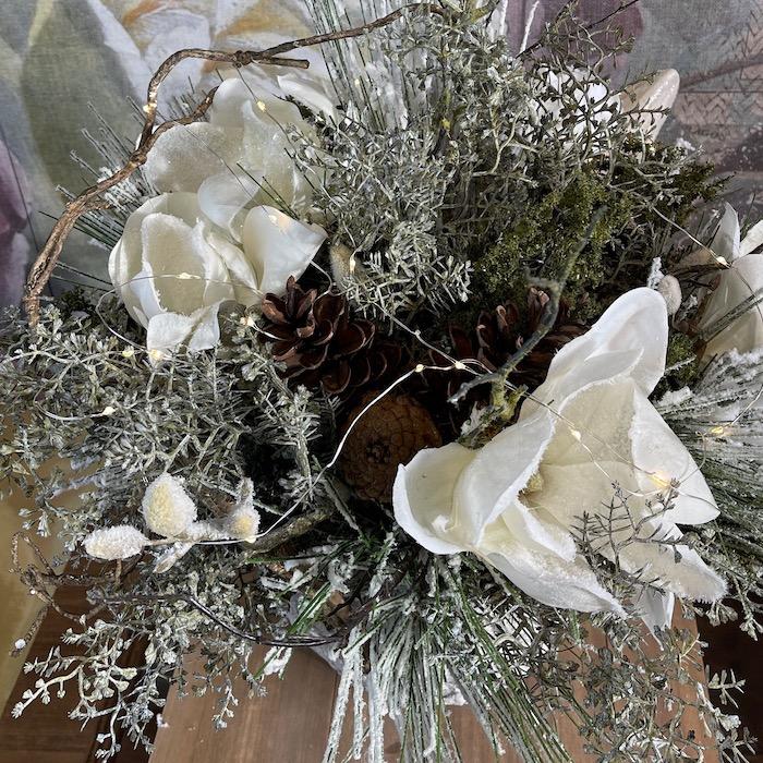Seidenblumenbouque Winterland - 0