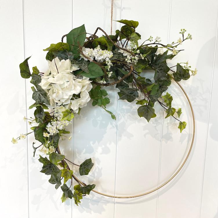 Seidenblumenring SofieD40 made by Catycan